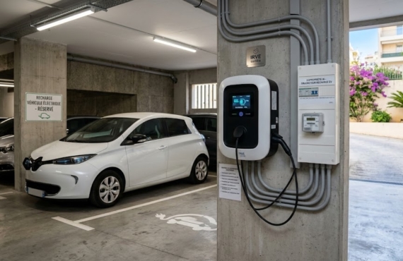 Borne de recharge en copropriété (06) : contraintes à prévoir ?