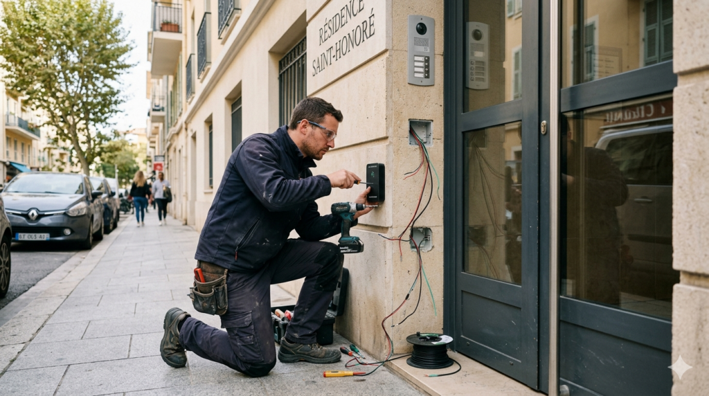Badge, digicode ou biométrie : quelle solution pour votre immeuble à Nice ?