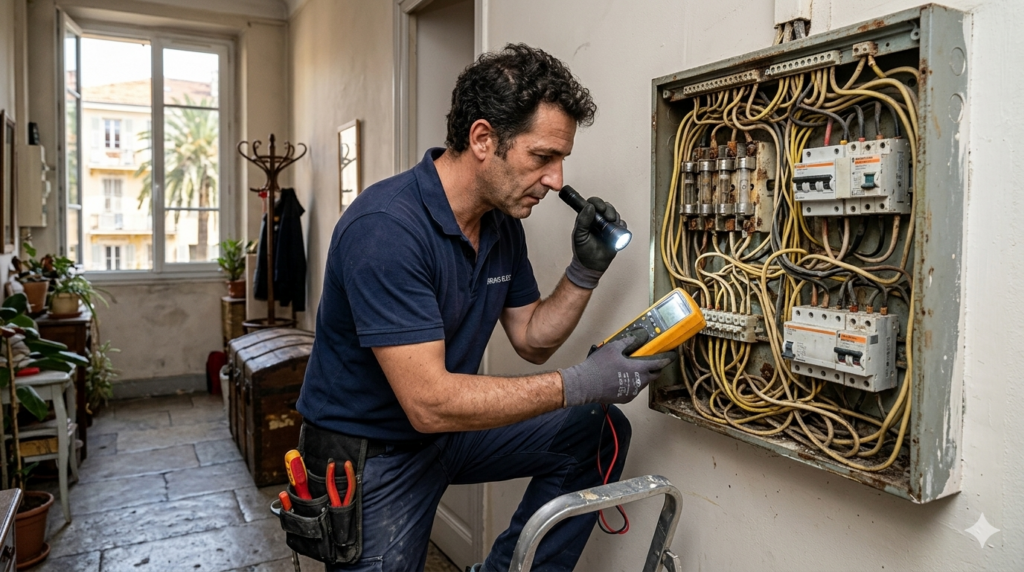 Tableau électrique vétuste : les signes qui doivent vous alerter