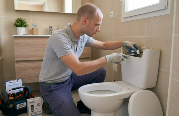 WC qui coule en permanence : identifier et réparer la panne