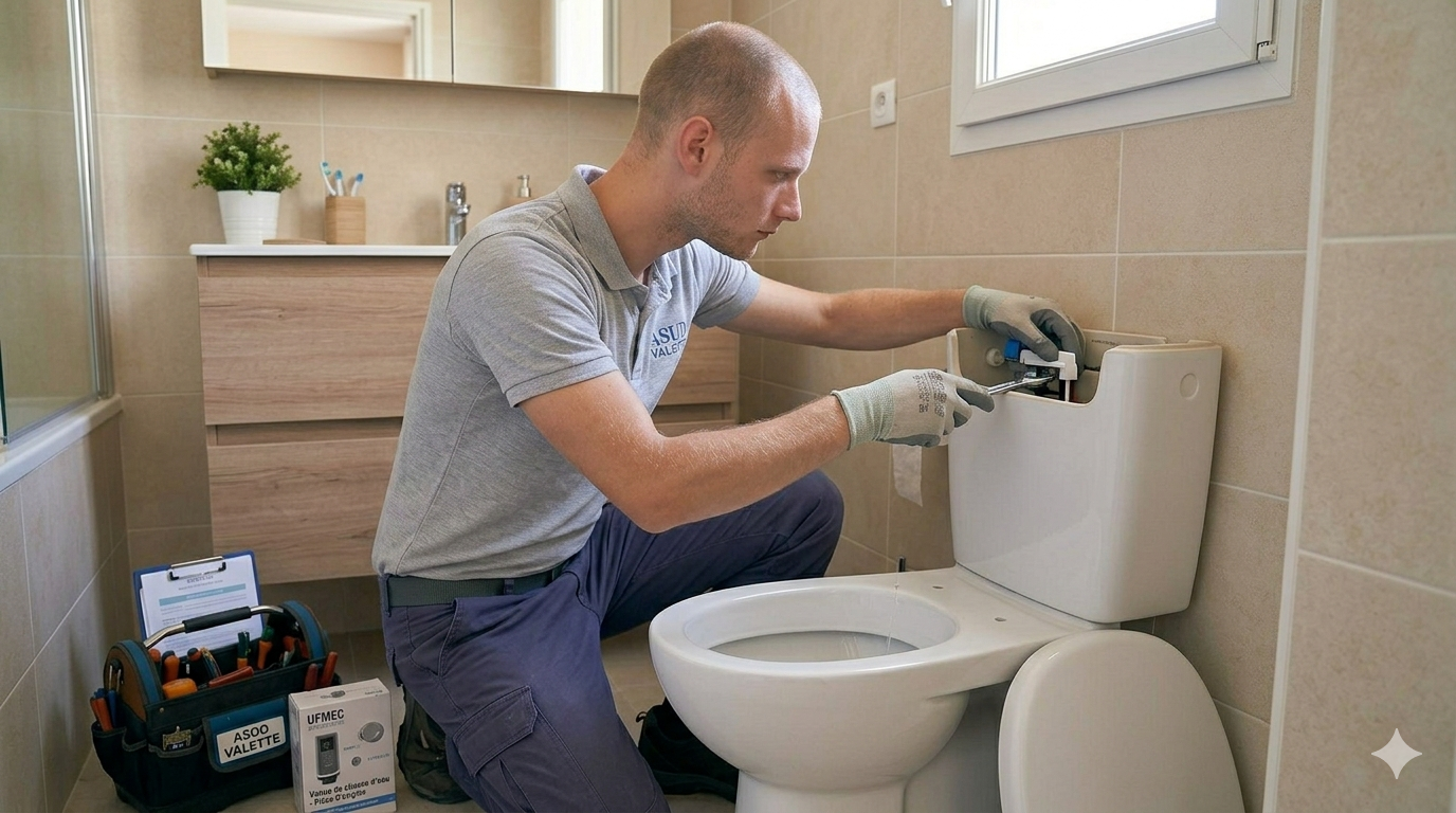 WC qui coule en permanence : identifier et r&eacute;parer la panne