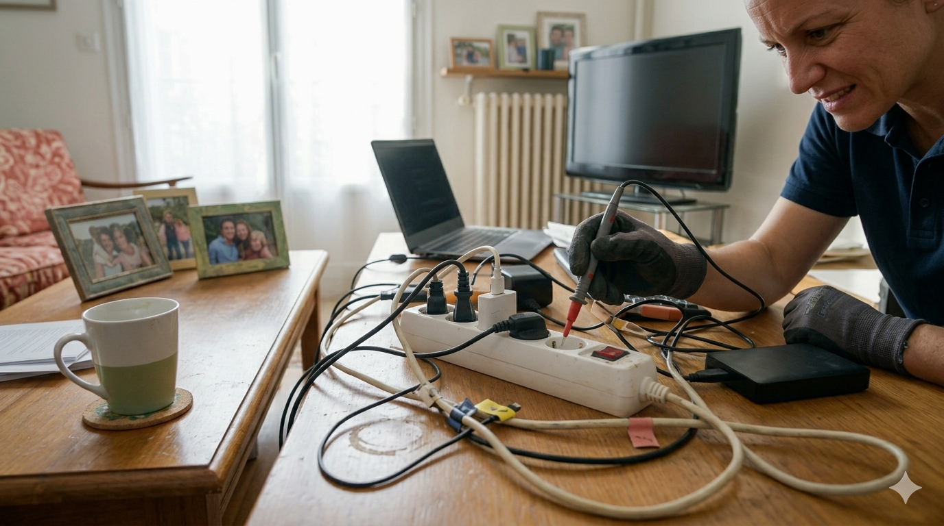 Multiprises et rallonges : attention aux dangers ?