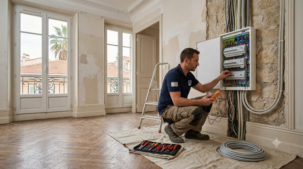 Rénover l&rsquo;électricité d&rsquo;un appartement ancien à Nice : par où commencer ?