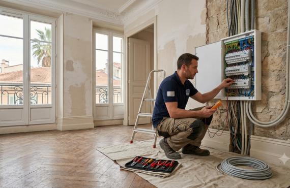 Rénover l&rsquo;électricité d&rsquo;un appartement ancien à Nice : par où commencer ?