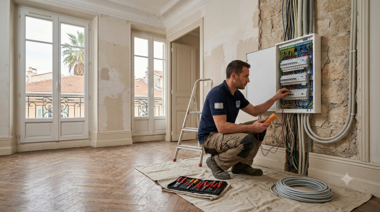 R&eacute;nover l'&eacute;lectricit&eacute; d'un appartement ancien &agrave; Nice : par o&ugrave; commencer ?